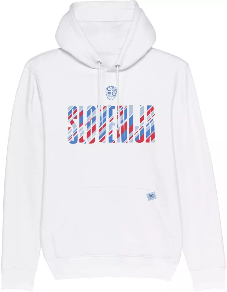 Sweatshirt med hætte Nike NZSx11TS SLOVENIJA UNISEX white hoody