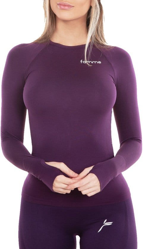 Majica dugih rukava FAMME Ocean Long Sleeve