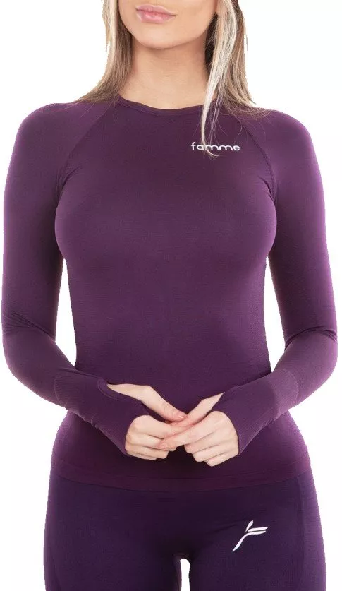 Majica dugih rukava FAMME Ocean Long Sleeve