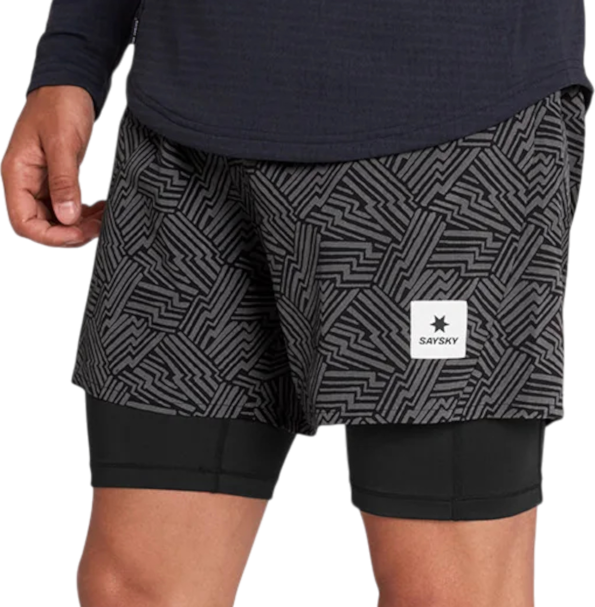 Saysky Reflective Pace 2 in 1 Shorts 5''