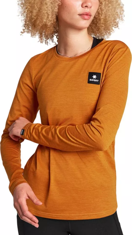 Long-sleeve T-shirt Saysky Reflective Logo Pace Long Sleeve