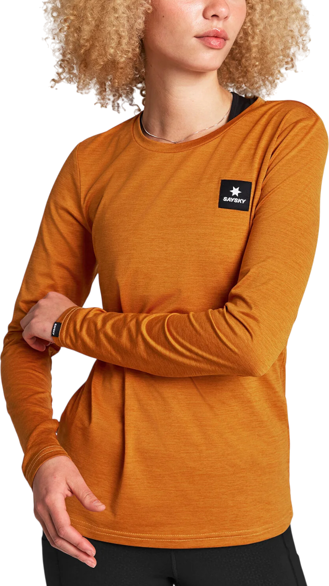 Long-sleeve T-shirt Saysky Reflective Logo Pace Long Sleeve