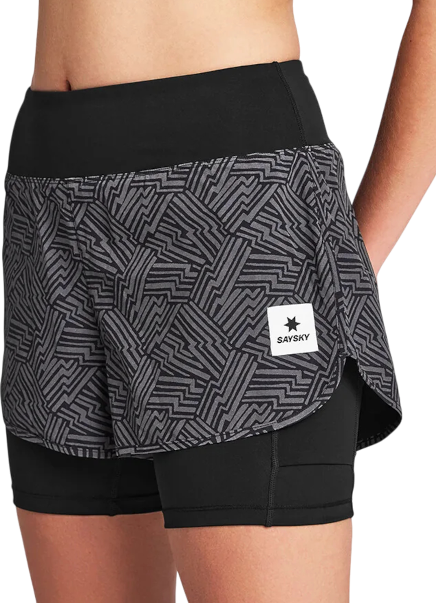 Saysky Reflective Pace 2 in 1 Shorts 3