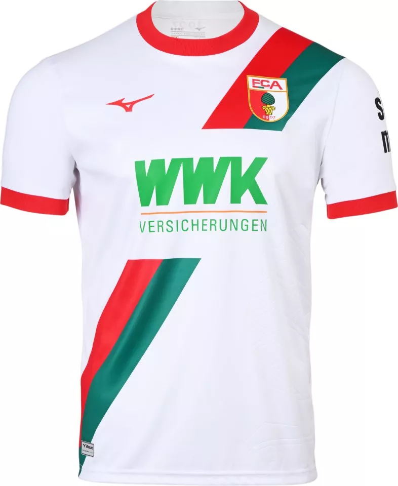 Camiseta de fútbol Mizuno FC Augsburg Home Jersey 2025/26