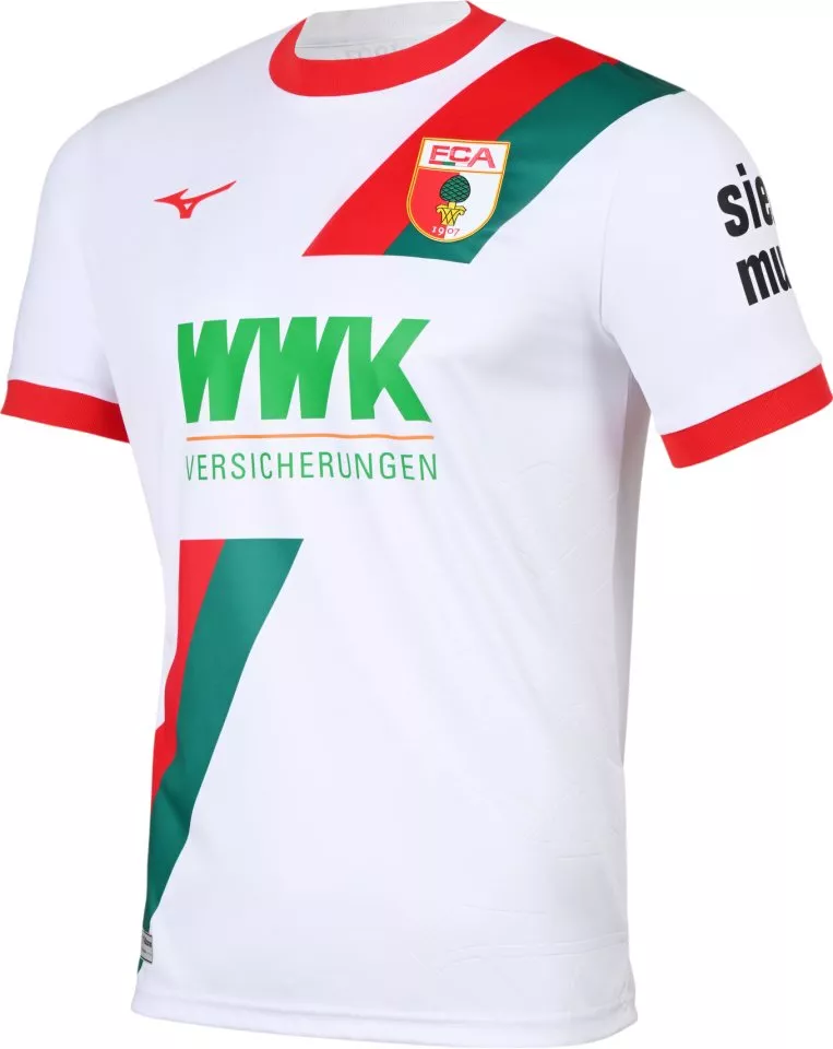 Trøje Mizuno FC Augsburg Home Jersey 2025/26 Jr