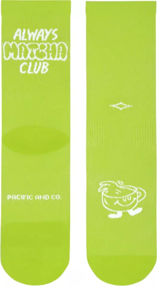 Běžecké ponožky Pacific and Colors Matcha Club