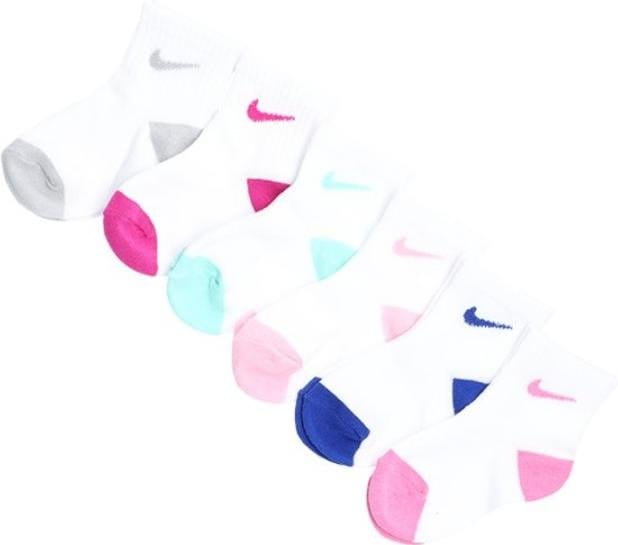 Skarpety Nike Pop Color Ankle 6er Pack Kids Pink FA8F