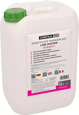 Cawila LINE MASTER Rasenmarkierungsfarbe DIREKT weiß | 10 Liter Train Equipment