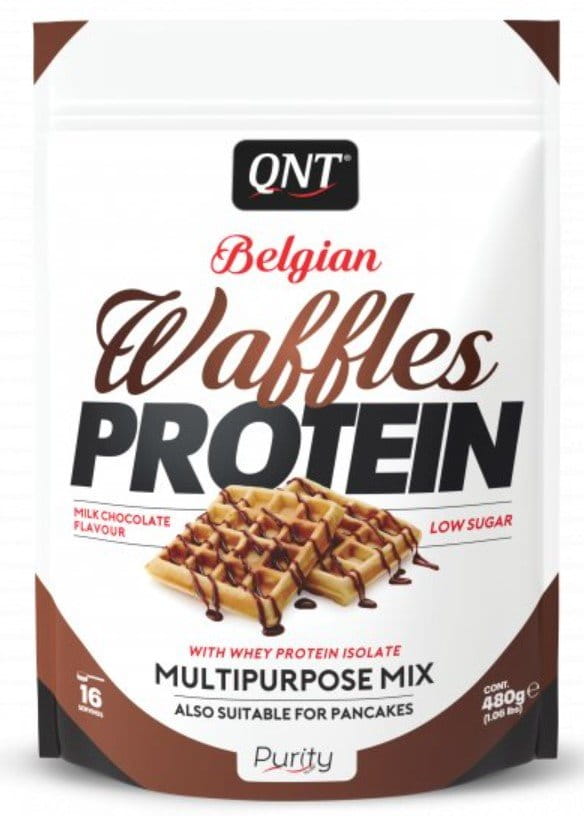 Proteinski prah QNT Protein Waffles Chocolate - 480 g