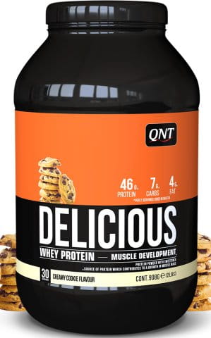 QNT Delicious Whey Protein Creamy Cookie - 908g