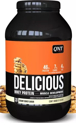 QNT Delicious Whey Protein Creamy Cookie - 908g
