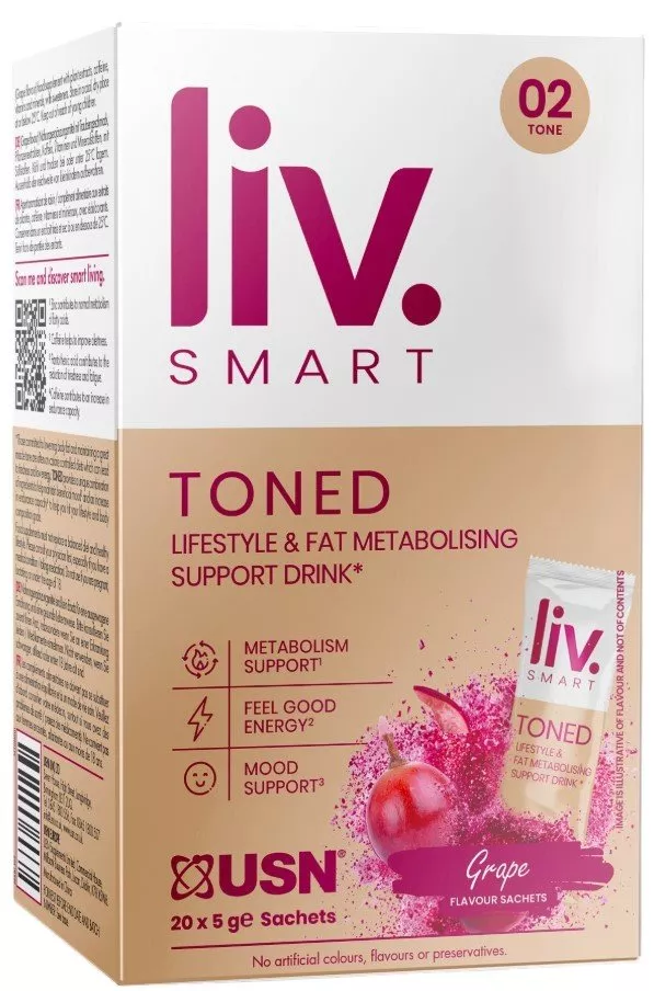 Bebida USN LivSMART TONED hroznové víno - 5g
