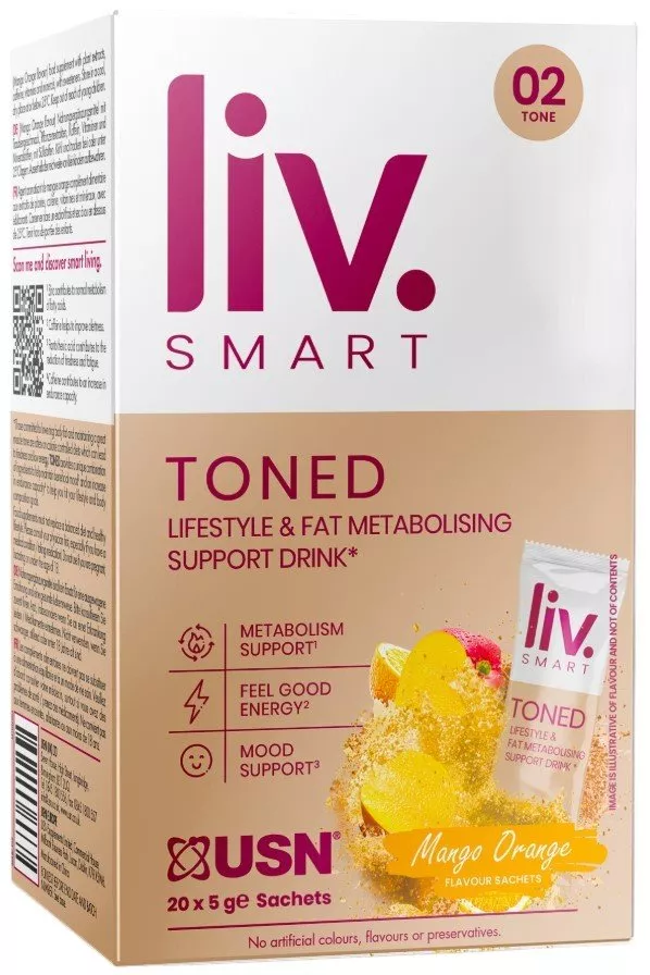 Piće USN LivSMART TONED mango a pomeranč - 5g