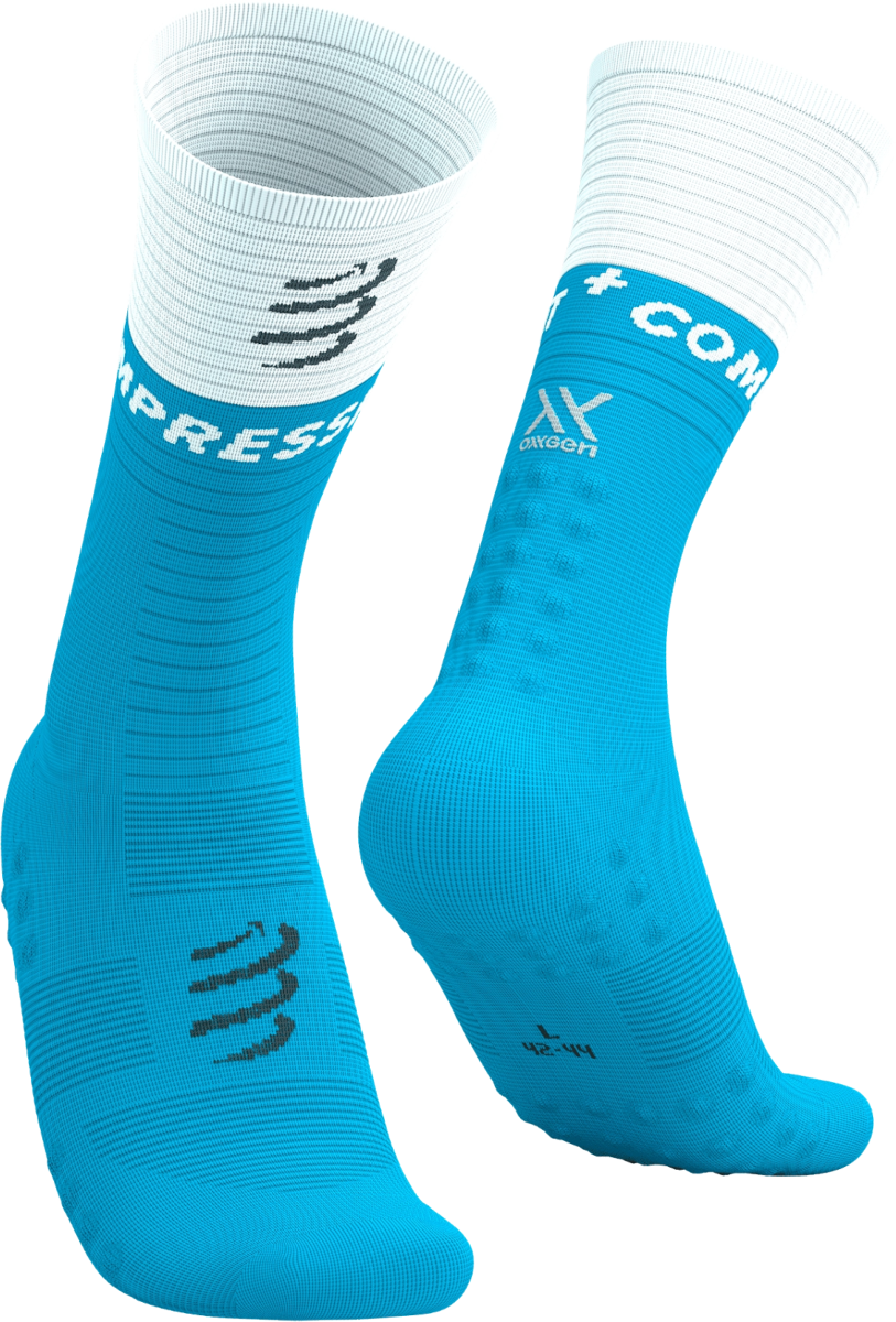 Compressport MID COMPRESSION SOCKS V2.0 Sokken, T3, Blauw