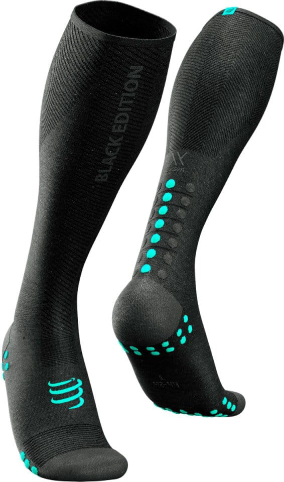 Compressport Full Socks Oxygen - Black Edition 2021 Térdzokni