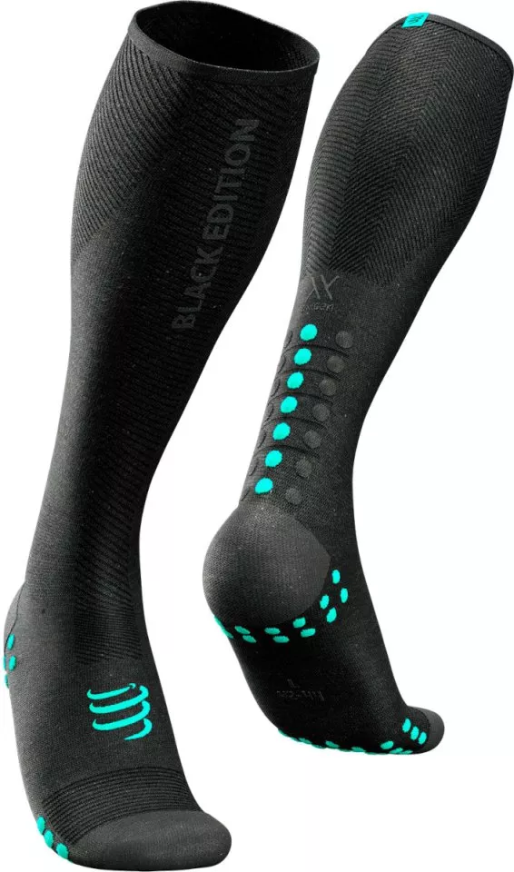 Compressport Full Socks Oxygen - Black Edition 2021 Térdzokni