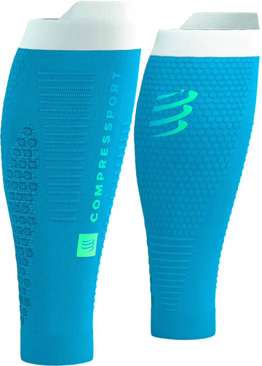 Compressport R2 3.0 Kuitstukken hardlopen, T3, Blauw