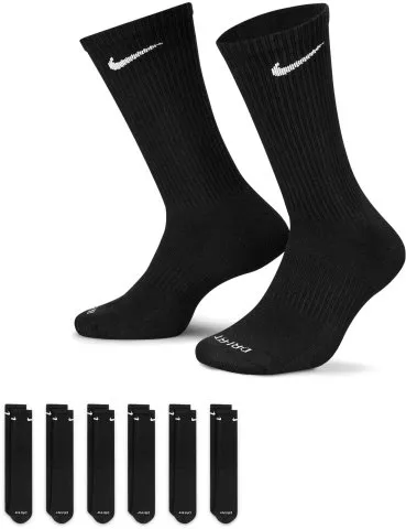 nike everyday plus cushioned training crew socks 6 pairs 671334 sx6897 010 480