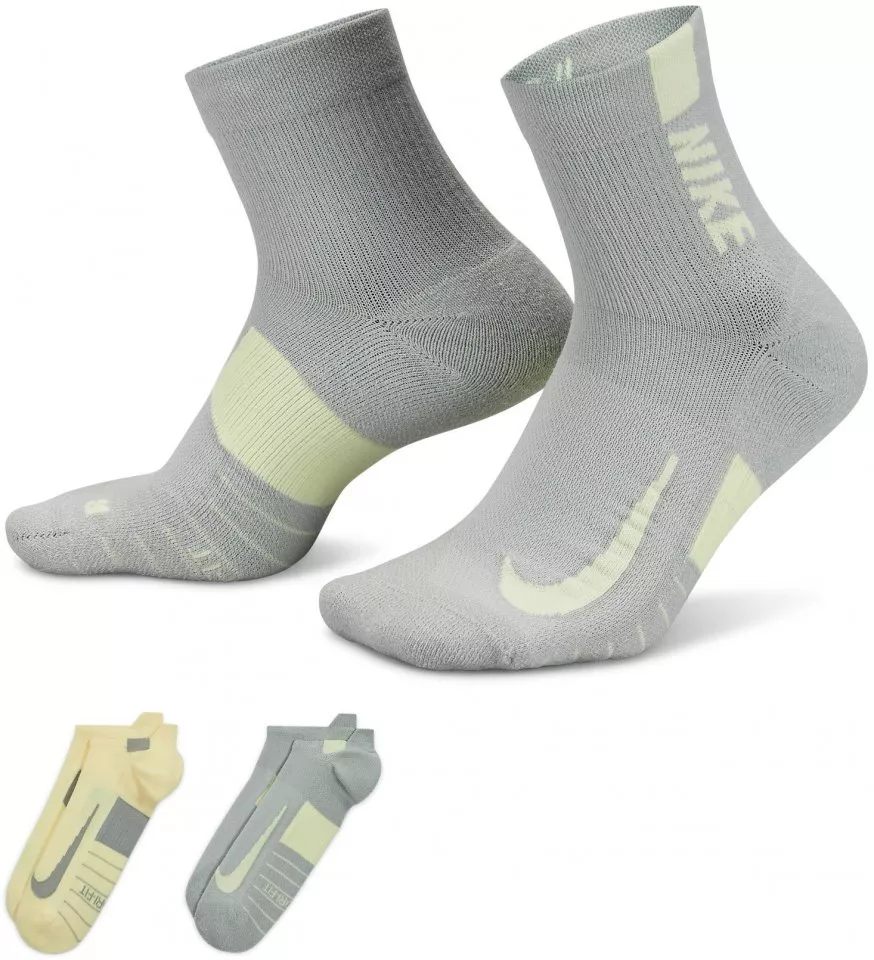 Sosete Nike Multiplier Running No-Show Socks (2 Pairs)