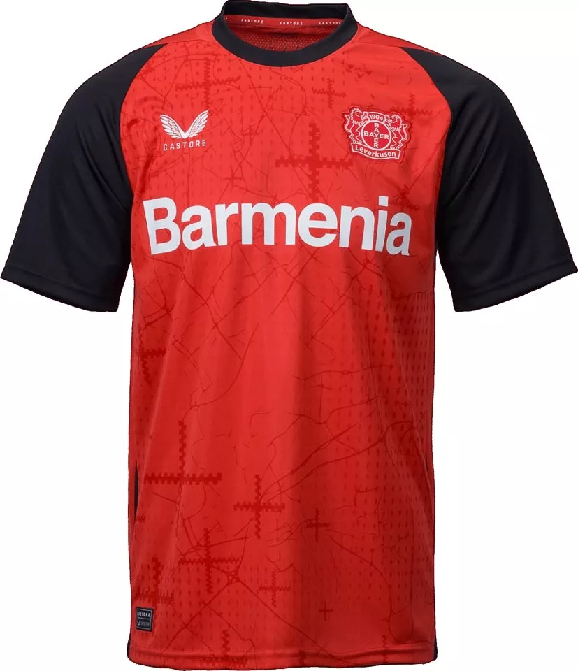 Camiseta de fútbol Castore Bayer 04 Leverkusen Home Jersey 2024/2025 Kids