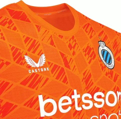 Dres (majica) s kratkim rukavima Castore Club Brugge Goalkeeper Jersey 2025/26