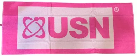 USN Gym Towel (růžovo/bílá 50x120cm)
