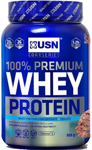100% Whey Protein Premium čokoláda 908g