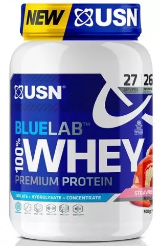 100% Whey Protein Premium jahoda se smetanou 908g