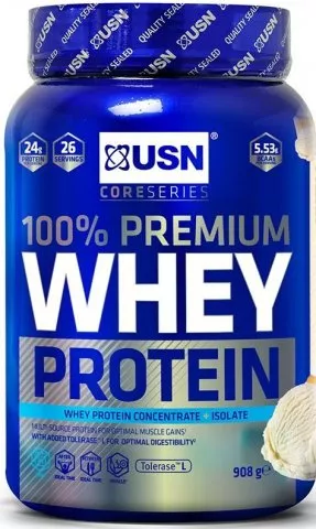 100% Whey Protein Premium vanilka 908g