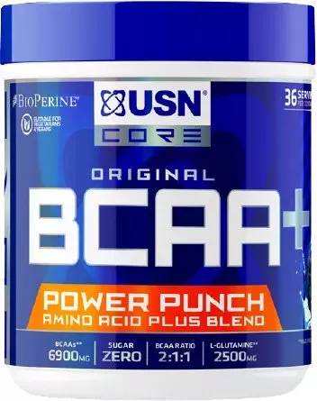 BCAA Power Punch modrá malina 400g