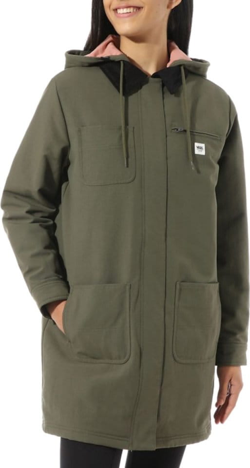 Chaqueta con capucha Vans WM DRILL LONG CHORE COAT MTE