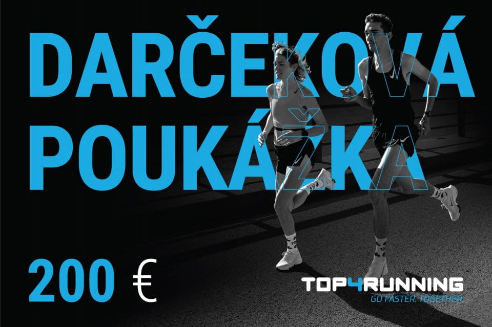 Darčeková poukážka top4running v hodnote 200€
