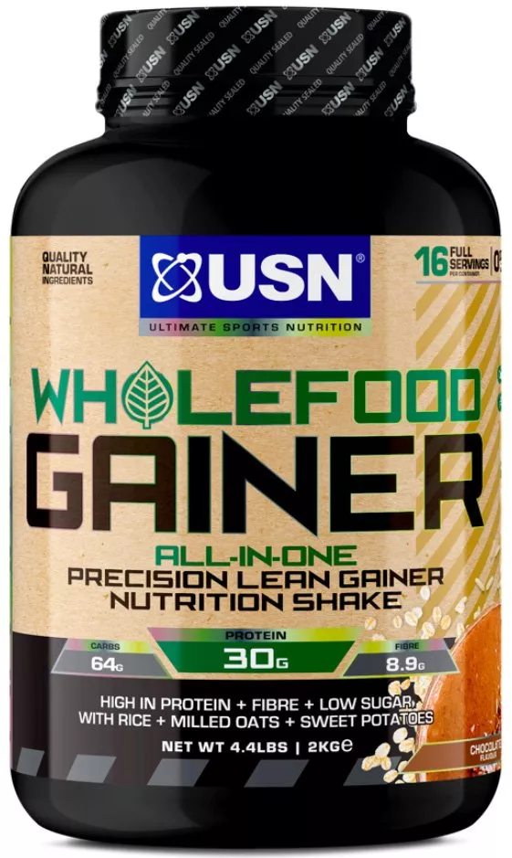 Proszki białkowe USN All-In-One Wholefood Gainer (čokoláda 2kg)