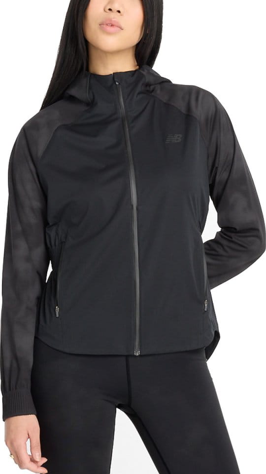 Jacheta cu gluga New Balance Reflective Woven Jacket