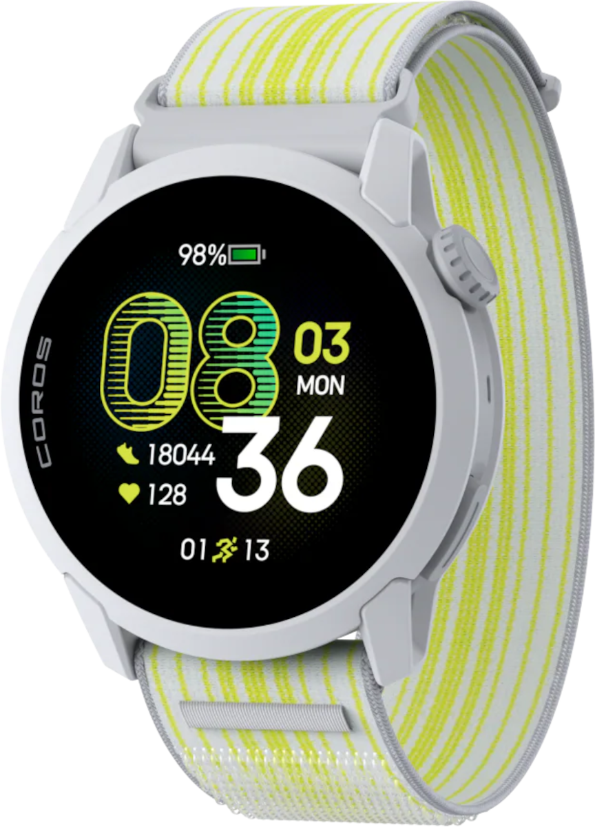 Coros Pace 4 Nylon Horloge, ks, Wit