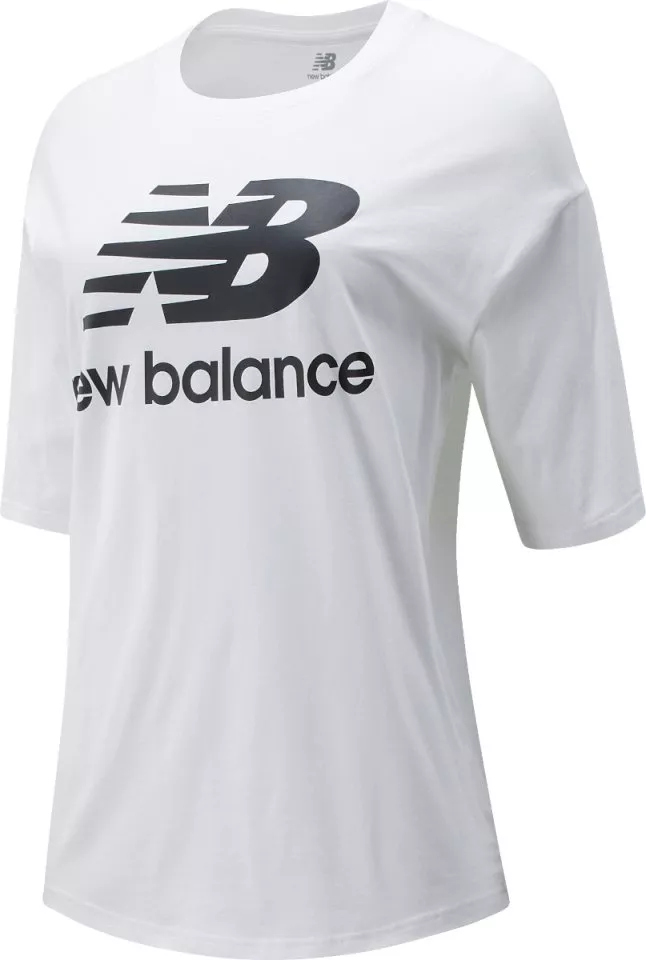 New Balance Essentials Stacked Logo Tee Rövid ujjú póló