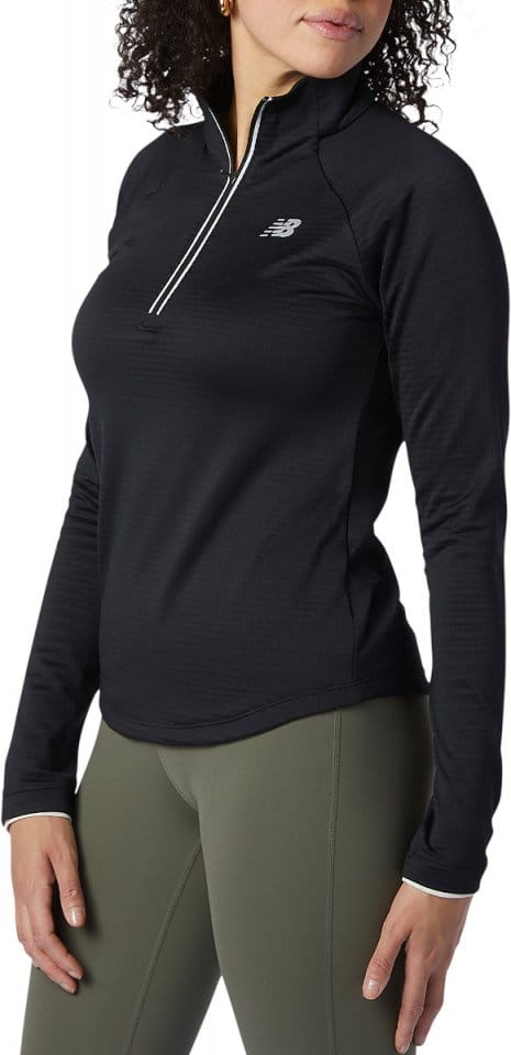 Majica dugih rukava New Balance NB Heat Grid Half Zip