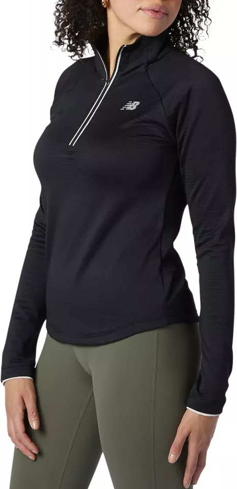 Majica dugih rukava New Balance NB Heat Grid Half Zip