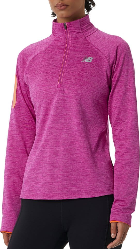 Majica dugih rukava New Balance NB Heat Grid Half Zip