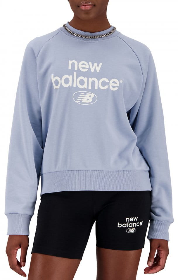 Majica z dolgimi rokavi New Balance Essentials Reimagined Archive French Terry