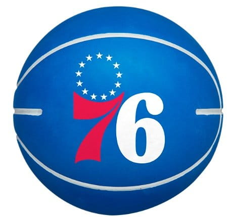 NBA DRIBBLER BSKT PHI6ERS