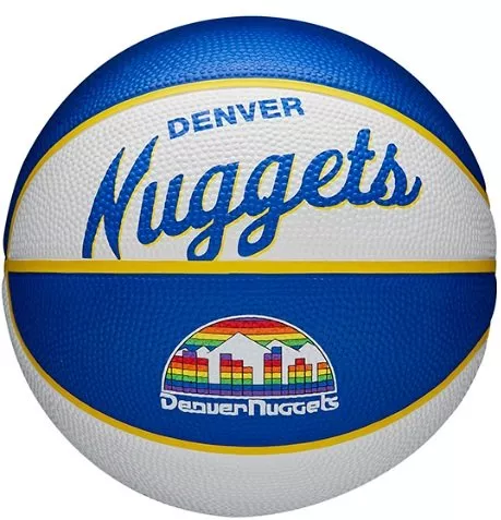 NBA TEAM RETRO BASKETBALL MINI DEN NUGGETS