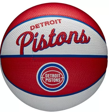 NBA TEAM RETRO BASKETBALL MINI DET PISTONS