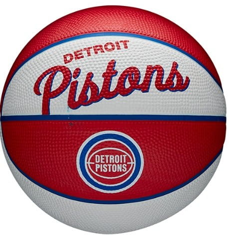 Piłka Wilson NBA TEAM RETRO BASKETBALL MINI DET PISTONS