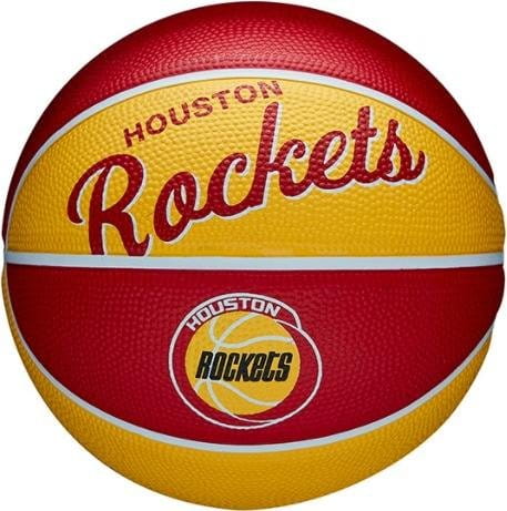 NBA TEAM RETRO BASKETBALL MINI HOU ROCKETS