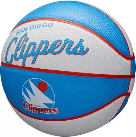 Basketbalový míč Wilson NBA Team Retro Mini Los Angeles Clippers