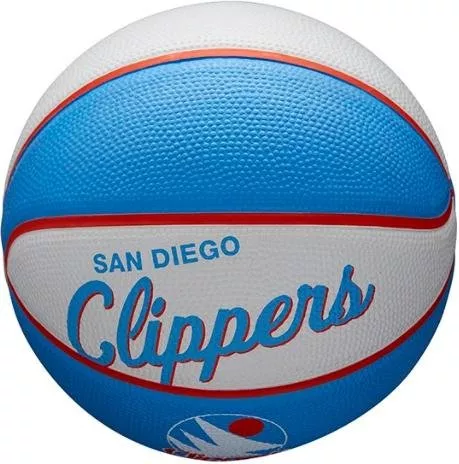 Basketbalový míč Wilson NBA Team Retro Mini Los Angeles Clippers