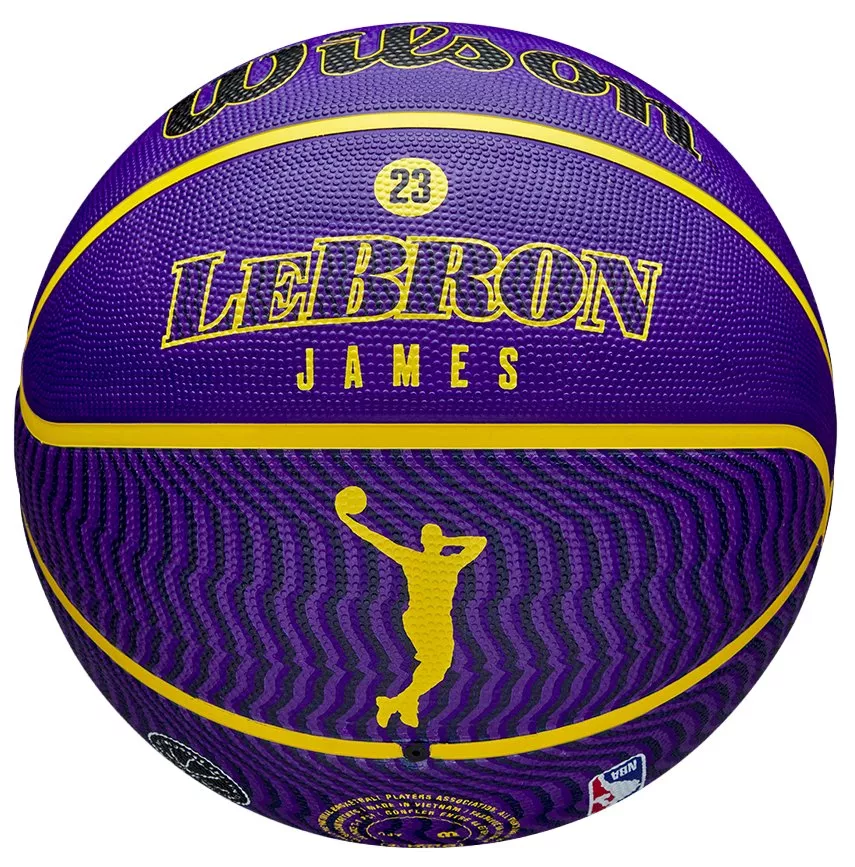 Basketbalový míč Wilson NBA Player Icon Outdoor LeBron James