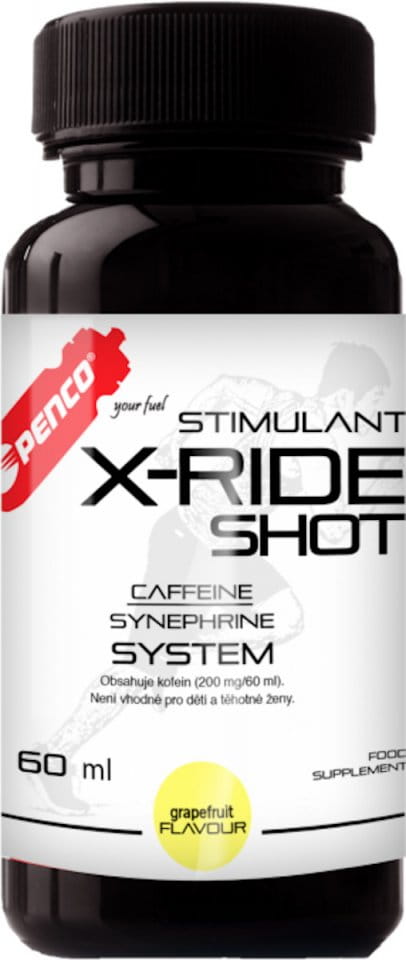 Stimulerende middelen voor de training PENCO X-RIDESHOT 60ML grapefruit