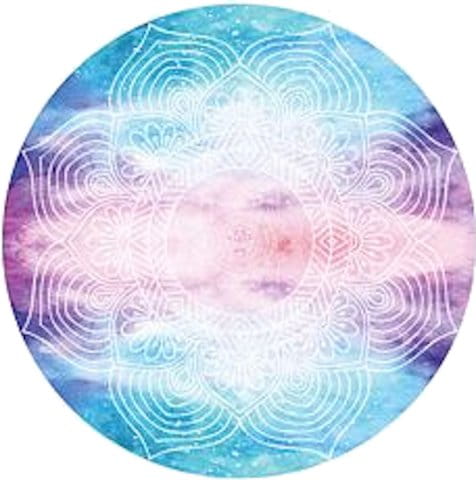 MANDALA YOGA ROUND MAT - ILLUMINATION